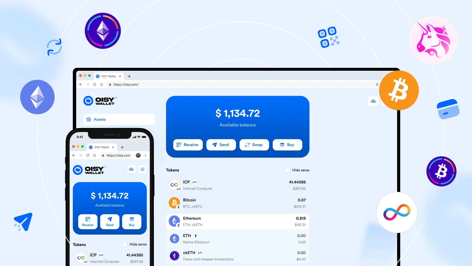 OISY Wallet screenshot